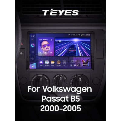 Штатна магнітола Teyes CC3 6+128 Gb Volkswagen Passat B5 2000-2005 9" 2k