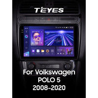 Штатна магнітола Teyes CC3 6+128 Gb Volkswagen POLO 5 (F1) 2008-2020 9" 2k