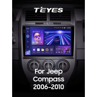 Штатная магнитола Teyes CC3 4+64 Gb Jeep Compass 1 MK 2006-2010 10" 2k (L1)