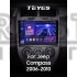 Штатная магнитола Teyes CC3 4+64 Gb Jeep Compass 1 MK 2006-2010 10" 2k (L1)