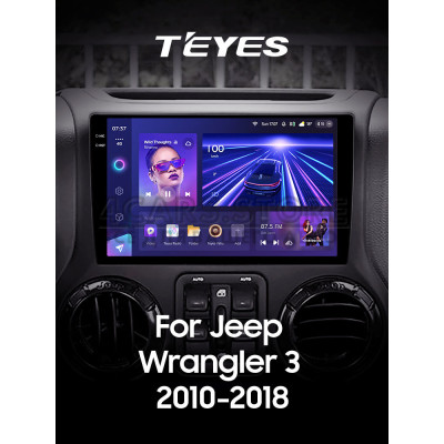 Штатна магнітола Teyes CC3 4+64 Gb Jeep Wrangler 3 JK 2010-2017 (L15) 10" 2k (L1)