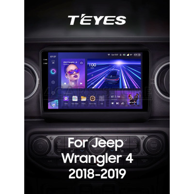 Штатная магнитола Teyes CC3 4+64 Gb Jeep Wrangler 4 JL 2018-2019 9" 2k (L1)