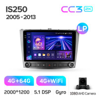 Штатная магнитола Teyes CC3 4+64 Gb Lexus IS250 XE20 (Lp) 2005-2013 10" 2k (L3)