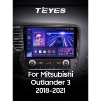 Штатная магнитола Teyes CC3 4+64 Gb Mitsubishi Outlander 3 III GF0W GF0W GG0W 2018 - 2021 10" 2k