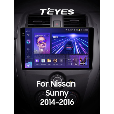 Штатная магнитола Teyes CC3 4+64 Gb Nissan Sunny 2014-2016 10" 2k