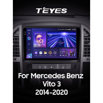 Штатная магнитола Teyes CC3 6+128 Gb Mercedes-Benz Vito 3 W447 2014-2020 10" 2k (L1)
