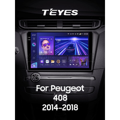 Штатна магнітола Teyes CC3 4+64 Gb Peugeot 408 2014-2018 10" 2k