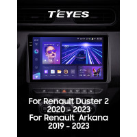 Штатная магнитола Teyes CC3 4+64 Gb Renault Duster HM 2 2020-2023 (F1) 10" 2k