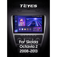 Штатная магнитола Teyes CC3 4+64 Gb Skoda Octavia 2 A5 2008-2013 10" silver 2k