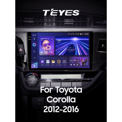 Штатная магнитола Teyes CC3 4+64 Gb Toyota Corolla 11 2012-2016 (B) 10" 2k