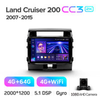 Штатна магнітола Teyes CC3 4+64 Gb Toyota Land Cruiser 11 200 (F1) 2007-2015 10" 2k