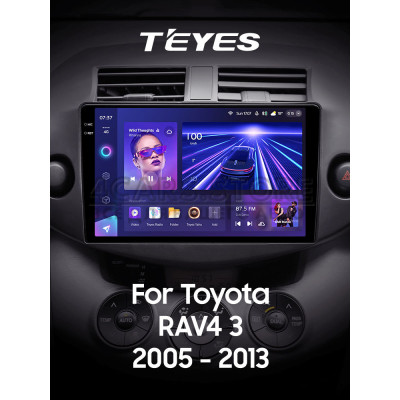 Штатная магнитола Teyes CC3 4+64 Gb Toyota RAV4 3 XA30 (F2) 2005-2013 10" 2k