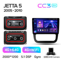 Штатна магнітола Teyes CC3 4+64 Gb Volkswagen Jetta 5 2005-2010 (F3) 10" 2k