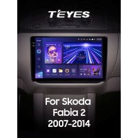 Штатная магнитола Teyes CC3 6+128 Gb Skoda Fabia 2 2007-2014 10" 2k