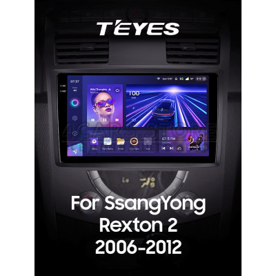 Штатна магнітола Teyes CC3 6+128 Gb SsangYong Rexton Y250 II 2 2006 - 2012 10" 2k (L1)