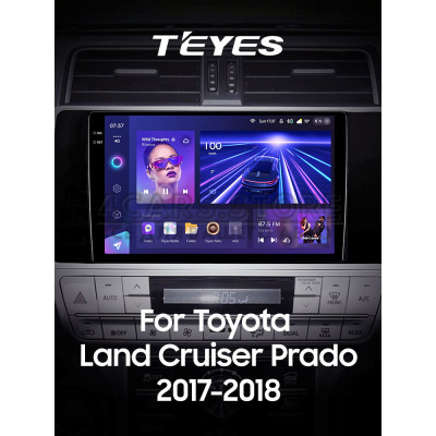 Штатная магнитола Teyes CC3 6+128 Gb Toyota Land Cruiser Prado 150 2018-2020 10" 2k