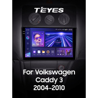 Штатна магнітола Teyes CC3 6+128 Gb Volkswagen Caddy 2K 3 III 2004 - 2010 10" 2k