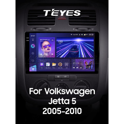 Штатна магнітола Teyes CC3 6+128 Gb Volkswagen Jetta 5 2005-2010 (F2) 10" 2k