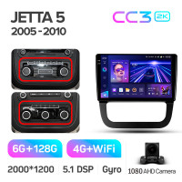 Штатна магнітола Teyes CC3 6+128 Gb Volkswagen Jetta 5 2005-2010 (F3) 10" 2k