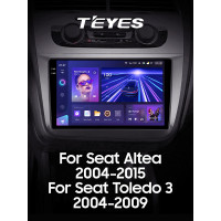 Штатная магнитола Teyes CC3 6+128 Gb Seat Altea 5P (Left hand drive) 2004-2015 9" 2k
