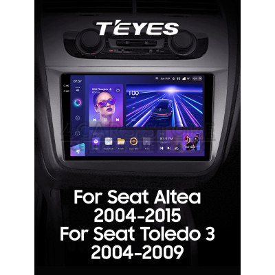 Штатна магнітола Teyes CC3 6+128 Gb Seat Altea 5P (Left hand drive) 2004-2015 9" 2k