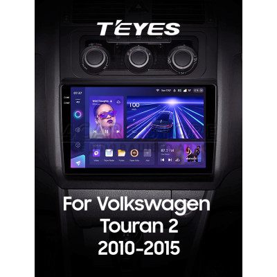 Штатна магнітола Teyes CC3 6+128 Gb Volkswagen Touran 2 1T 2010-2015 10" 2k