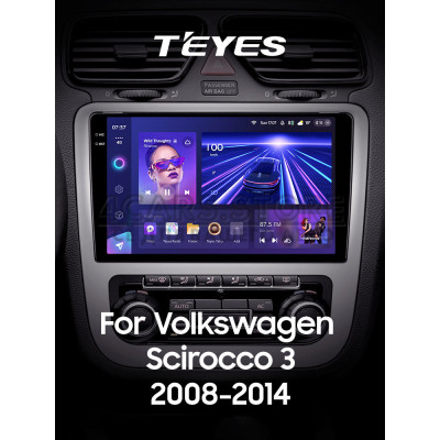 Штатна магнітола Teyes CC3 6+128 Gb Volkswagen Scirocco 3 III Mk3 2008-2014 (F3) 9" 2k