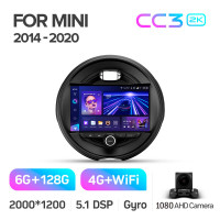 Штатна магнітола Teyes CC3 6+128 Gb BMW Mini 2014-2020 9" 2k (L3)
