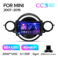 Штатна магнітола Teyes CC3 6+128 Gb BMW Mini (F1) 2007-2015 9" 2k (L2)