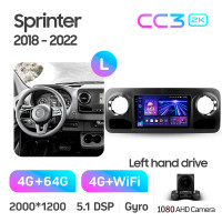 Штатная магнитола Teyes CC3 4+64 Gb Mercedes-Benz Sprinter (F1) 2018-2022 10" 2k (L1)