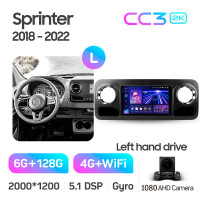 Штатная магнитола Teyes CC3 6+128 Gb Mercedes-Benz Sprinter (F1) 2018-2022 10" 2k (L1)