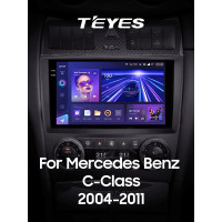 Штатная магнитола Teyes CC3 6+128 Gb Mercedes Benz C-Class W203 CL203 C209 A209 2004-2011 9" 2k (L1)