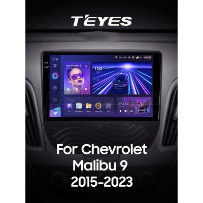 Штатна магнітола Teyes CC3 6+128 Gb Chevrolet Malibu 9 (F1) 2015-2023 9" 2k