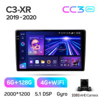 Штатная магнитола Teyes CC3 6+128 Gb Citroen C3-XR (F1) 2019-2020 10" 2k