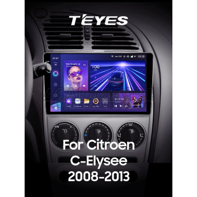 Штатная магнитола Teyes CC3 6+128 Gb Citroen C-Elysee 2008-2013 9" 2k