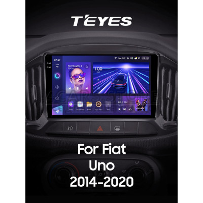 Штатна магнітола Teyes CC3 6+128 Gb Fiat Uno 2014-2020 9" 2k (L1)