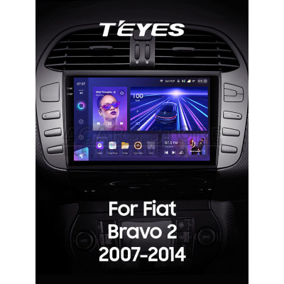 Штатна магнітола Teyes CC3 6+128 Gb Fiat Bravo 198 2 II 2007-2014 9" 2k (L1)