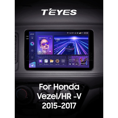 Штатна магнітола Teyes CC3 4+64 Gb Honda Vezel HR-V HRV 2015-2018 9" 2k