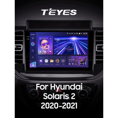 Штатна магнітола Teyes CC3 4+64 Gb Hyundai Solaris 2 II 2020-2021 9" 2k