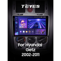 Штатна магнітола Teyes CC3 4+64 Gb Hyundai Getz 1 (F2) (Left hand drive) 2002-2011 9" 2k