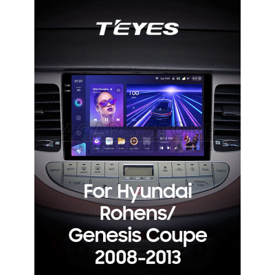 Штатна магнітола Teyes CC3 4+64 Gb Hyundai Rohens Genesis (F1) 2008-2013 9" 2k (L1)