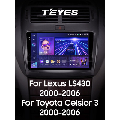 Штатная магнитола Teyes CC3 4+64 Gb Lexus LS430 XF30 LS 430 Toyota CF30 (F1) 2000-2006 9" 2k (L3)