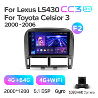 Штатная магнитола Teyes CC3 4+64 Gb Lexus LS430 XF30 LS 430 Toyota FX 2000-2006 9" 2k (L3)