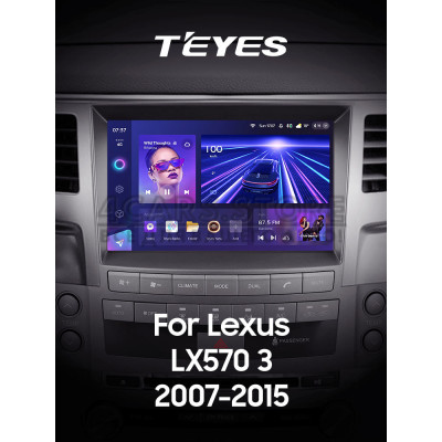 Штатная магнитола Teyes CC3 4+64 Gb Lexus LX570 J200 3 lll 2007-2015 (A) 9" 2k (L3)