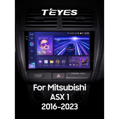 Штатная магнитола Teyes CC3 4+64 Gb Mitsubishi ASX 1 (Left hand drive) 2016-2023 (B) 9" 2k