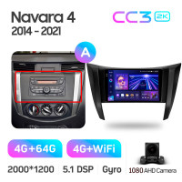 Штатна магнітола Teyes CC3 4+64 Gb Nissan Navara D23 IV 4 2014-2021 (A) 9" 2k