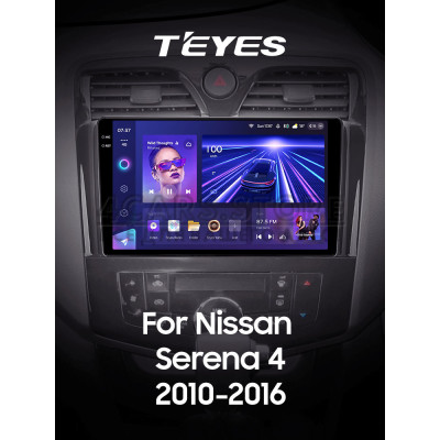 Штатная магнитола Teyes CC3 6+128 Gb Nissan Serena 4 C26 2010-2016 9" 2k