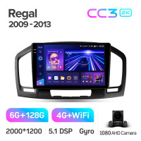Штатна магнітола Teyes CC3 6+128 Gb Buick Regal / Opel Insignia 2009-2013 9" 2k