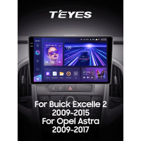 Штатна магнітола Teyes CC3 6+128 Gb Buick Excelle 2 2009-2015 / Opel Astra J 2009-2017 9" 2k