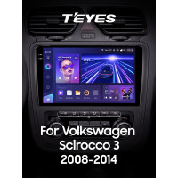Штатна магнітола Teyes CC3 6+128 Gb Volkswagen Scirocco 3 III Mk3 2008-2014 (F1) 9" 2k